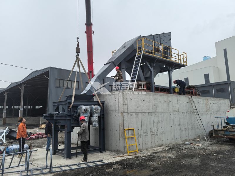 寧波慈溪瀝青銑刨料破碎篩分設(shè)備現(xiàn)場(chǎng)